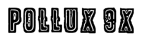 Pollux 9x font